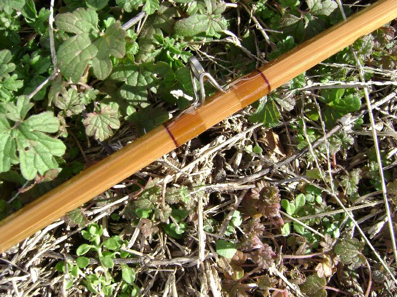 Bamboo Fly Rod 7'6 #5,3 Piece 2 Tips with reelseat Amber Insert and Agate  Guide : : Home